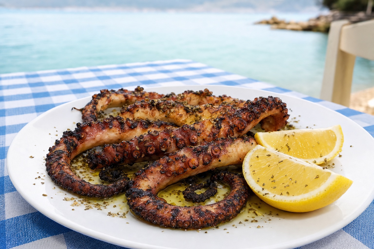 Χταπόδι σχάρας · Grilled octopus
