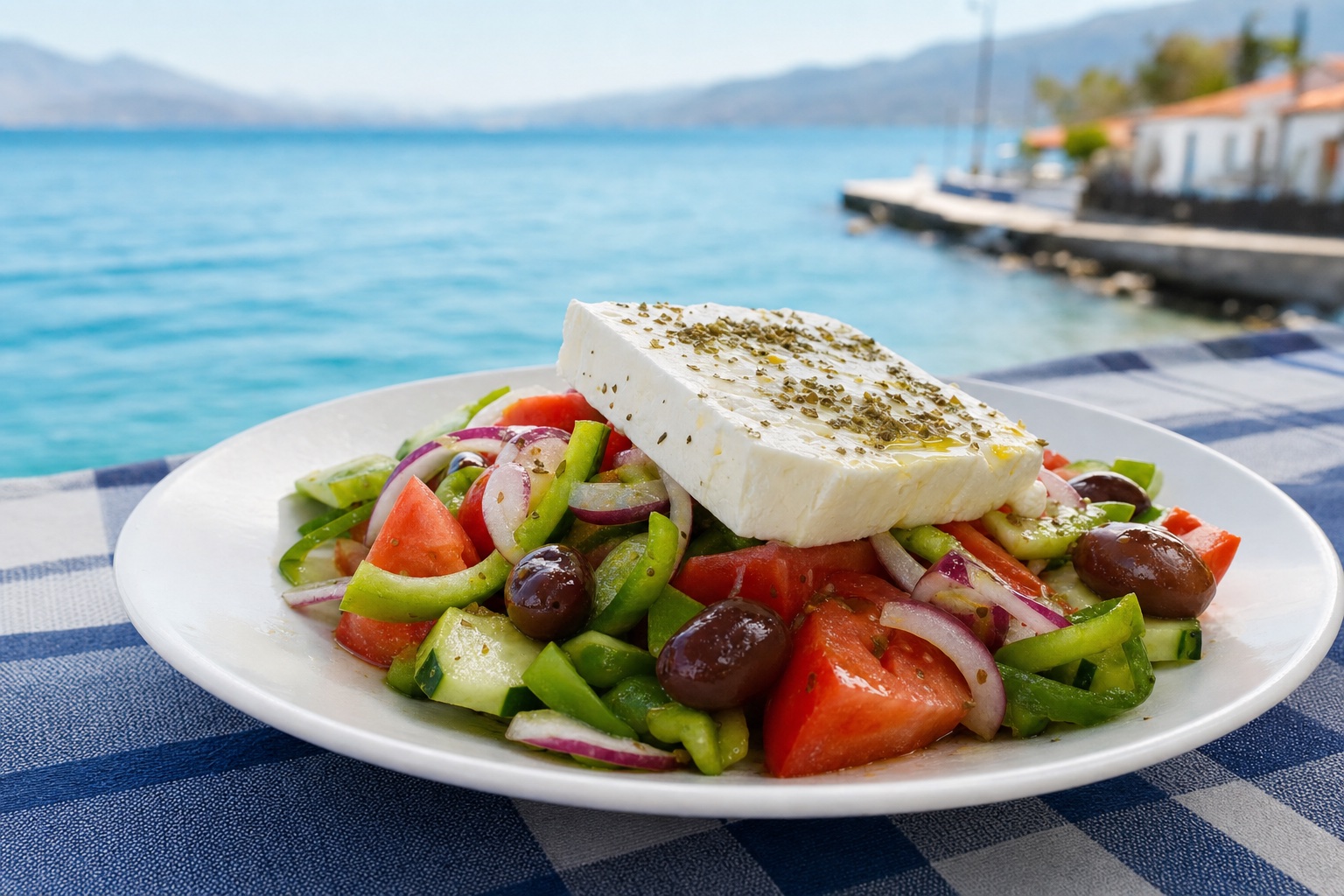 Χωριάτικη σαλάτα · Greek salad